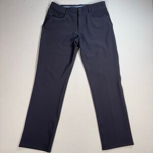 FootJoy Pants Men's 36 (altered to 34x32) Gray Athletic‎ Fit Stretch Golf Logo